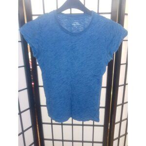 J. Crew Tee Vintage Cotton Blue Size Small Short Sleeve Crew Neck Pullover